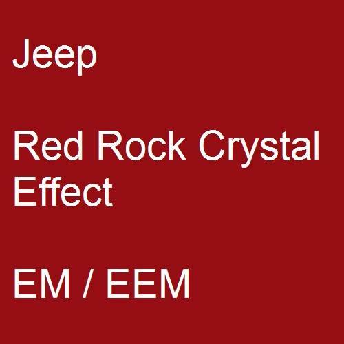 Jeep, Red Rock Crystal Effect, EM / EEM.